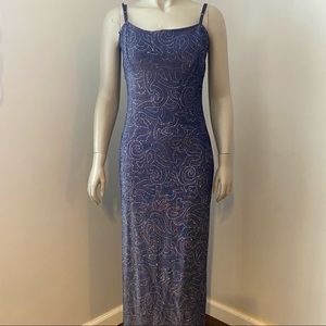 JUMP | Spaghetti Strap Back Split Maxi Dress